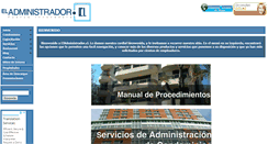 Desktop Screenshot of eladministrador.cl